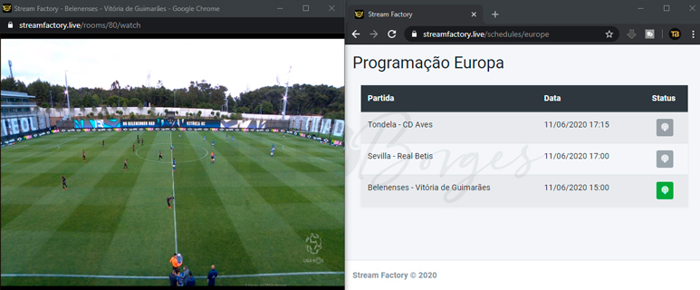 Stream Factory - Streaming para Trader Esportivo